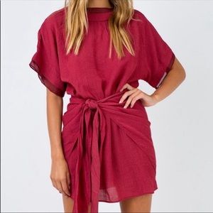 Princess poly tie front dress